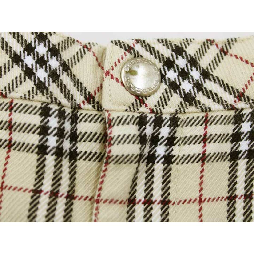 BURBERRY(バーバリー)の【春夏物 新入荷!】 ▼バーバリー/BURBERRY▼90cm ショートパンツ/ハーフパンツ/半ズボン/短パン ベージュ×黒×白 【中古】 子供 キッズ kids ベビー服 baby 男の子  春夏 bottoms 424042 キッズ/ベビー/マタニティのベビー服(~85cm)(パンツ)の商品写真