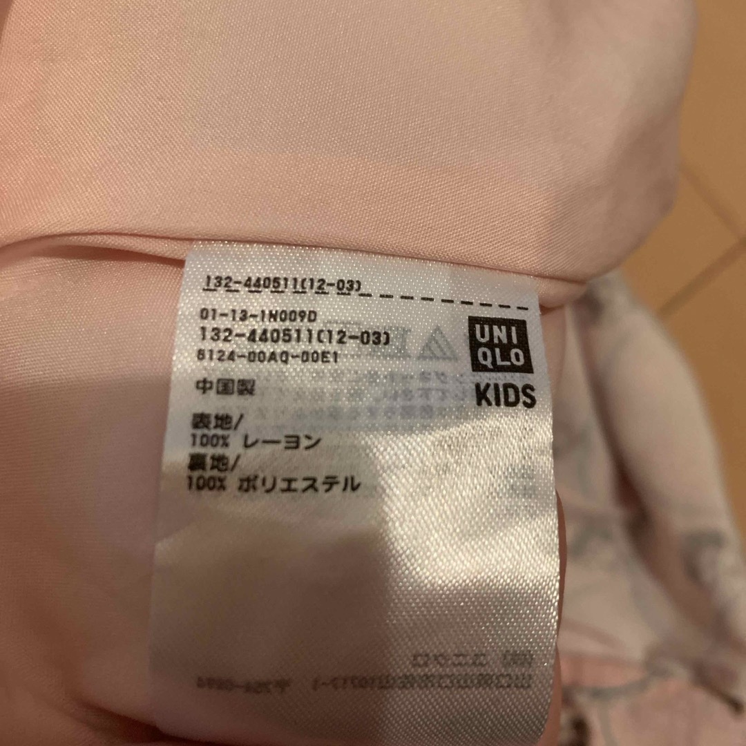 UNIQLO(ユニクロ)のユニクロ　ポールアンドジョー　ワンピース　猫柄　110cm キッズ/ベビー/マタニティのキッズ服女の子用(90cm~)(ワンピース)の商品写真