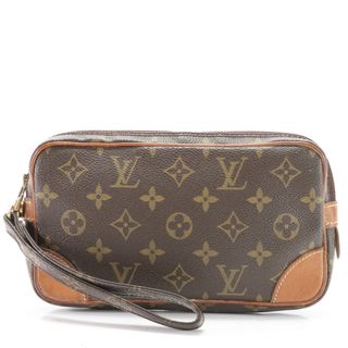 ルイヴィトン(LOUIS VUITTON)のルイヴィトン モノグラム マルリー ドラゴンヌ PM M51827 レザー セカンドバッグ クラッチ 書類 ポーチ 通勤 ビジネス メンズ EEE Z3-1(セカンドバッグ/クラッチバッグ)