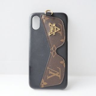 ルイヴィトン(LOUIS VUITTON)のLOUIS VUITTON(ルイヴィトン) 携帯電話ケース モノグラム IPHONEX&XSバンパー M68793 モノグラム×黒 iPhoneケース モノグラム・キャンバス、レザー（皮革の種類：牛革）(モバイルケース/カバー)