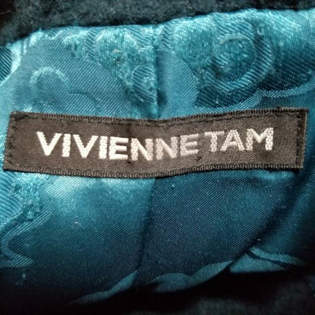 VIVIENNE TAM(ヴィヴィアンタム)のVIVIENNE TAM(ヴィヴィアンタム) コート サイズ0 XS レディース - ダークグリーン×黒 長袖/秋/冬 レディースのジャケット/アウター(その他)の商品写真