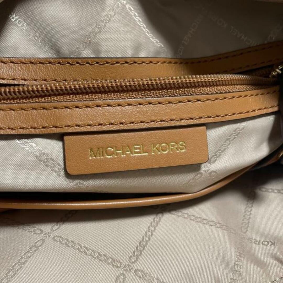 Michael Kors(マイケルコース)のMICHAEL KORS(マイケルコース) ショルダーバッグ - ダークブラウン×ブラウン PVC(塩化ビニール)×レザー レディースのバッグ(ショルダーバッグ)の商品写真