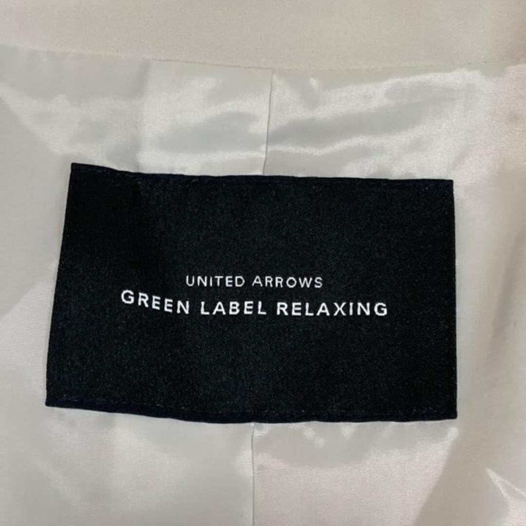 United Arrows GREEN LABEL RELAXING(ユナイテッドアローズ グリーンレーベル) ジャケット サイズ46 XL レディース - ライトグレー 長袖/春/秋 ポリエステル、ポリウレタン レディースのジャケット/アウター(その他)の商品写真