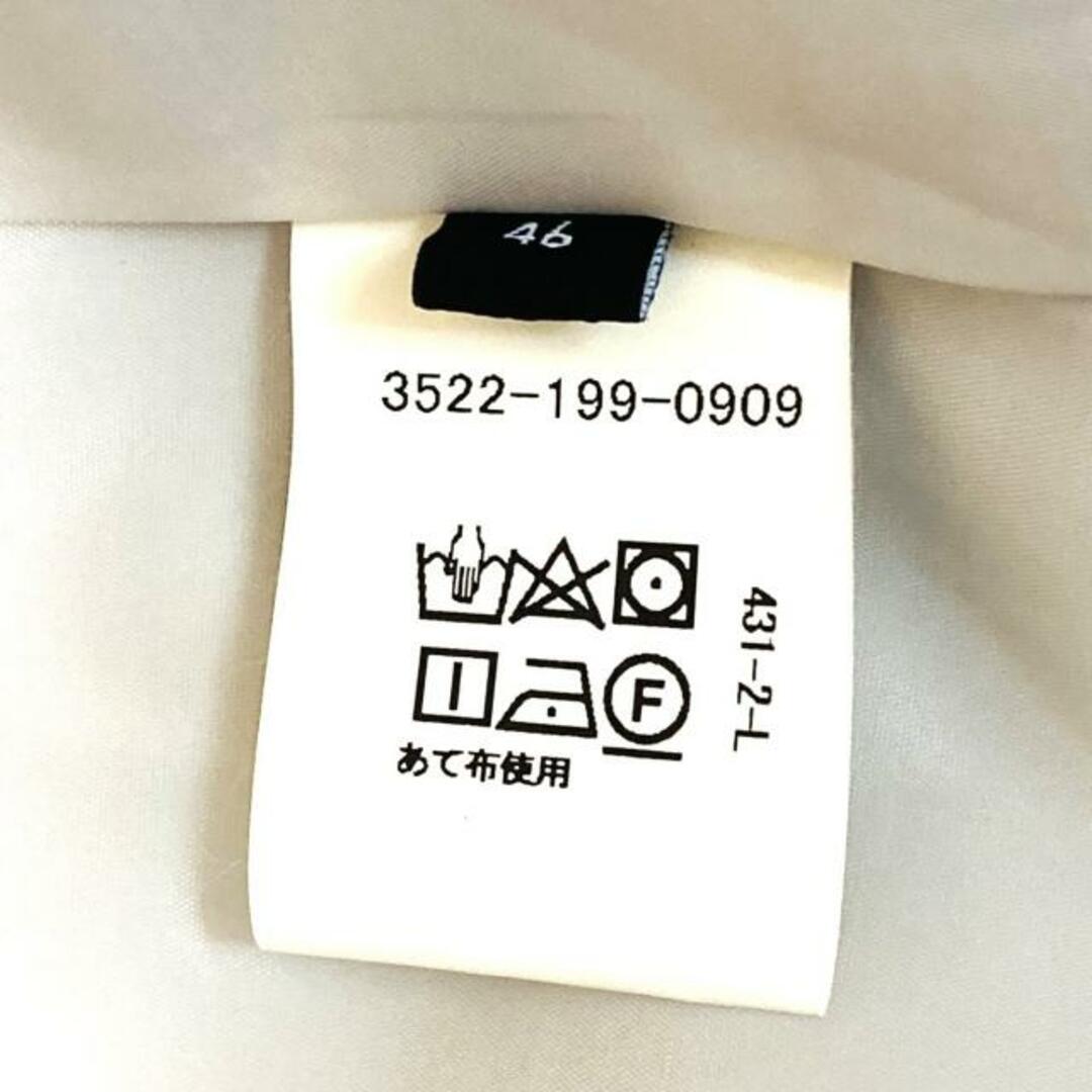 United Arrows GREEN LABEL RELAXING(ユナイテッドアローズ グリーンレーベル) ジャケット サイズ46 XL レディース - ライトグレー 長袖/春/秋 ポリエステル、ポリウレタン レディースのジャケット/アウター(その他)の商品写真