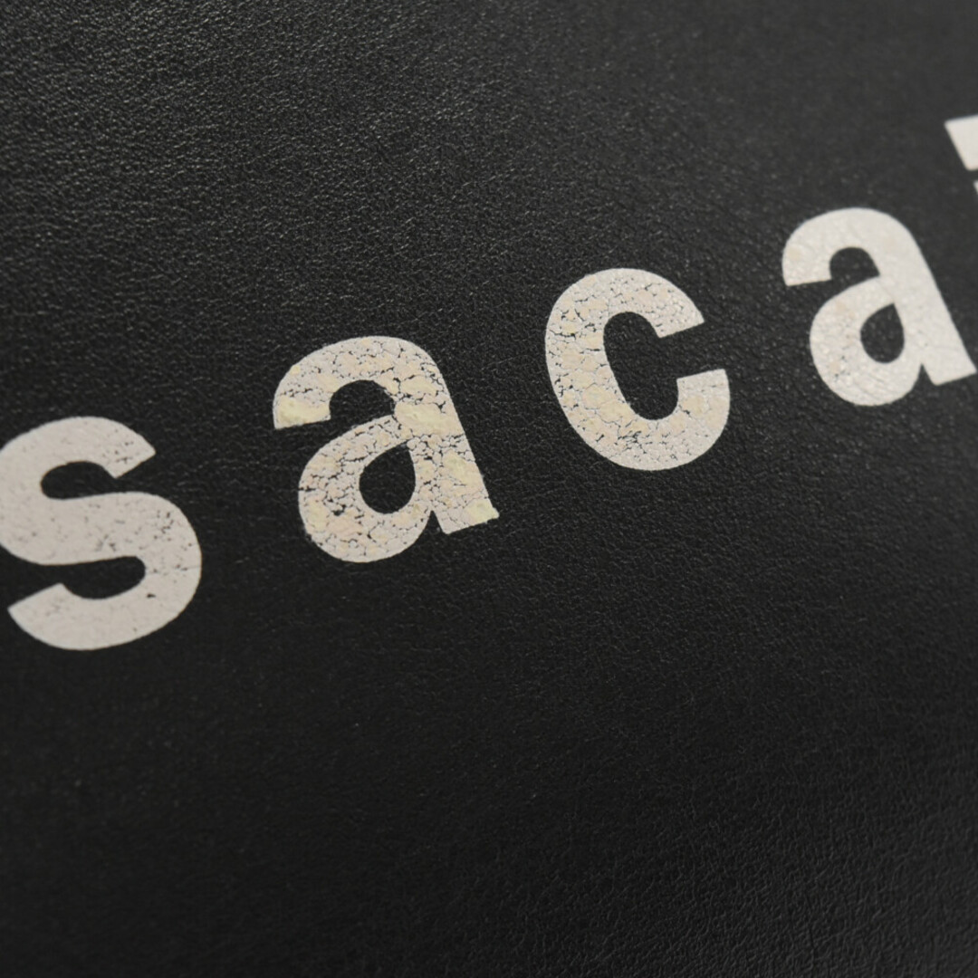 sacai(サカイ)のSacai サカイ Logo Print Medium Shopper Tote Bag ロゴプリント ショッパーバッグ トートバッグ ブラック S033-01 メンズのバッグ(トートバッグ)の商品写真