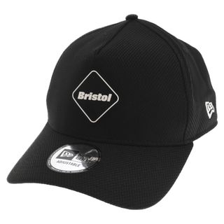 F.C.R.B. - F.C.R.B./F.C.Real Bristol/FCRB エフシーアールビー/エフシーレアルブリストル 23SS × NEW ERA EMBLEM 9FORTY A-FRAME CAP ニューエラ エンブレムロゴ メッシュキャップ 帽子 ブラック FCRB-230118