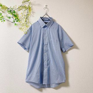 URBAN SETTER ストライプ ワイシャツ EASY IRON 半袖(シャツ)