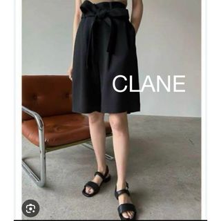 クラネ(CLANE)の【CLANE】22SS/BELT TUCK HALF PANTS(カジュアルパンツ)