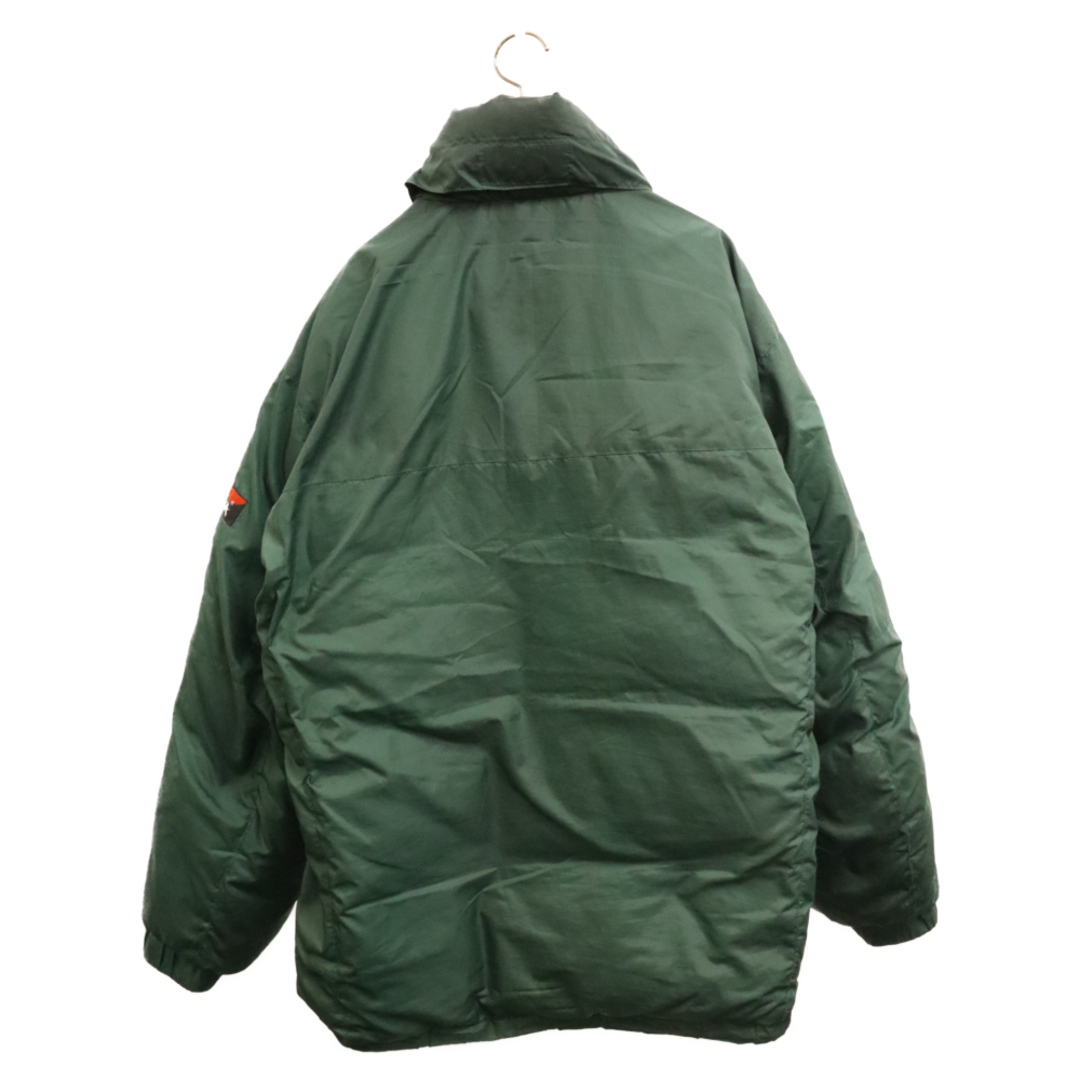 WACKO MARIA(ワコマリア)のWACKO MARIA ワコマリア 21AW DOWN JACKET TYPE-1 ナンガ ワンポイントロゴ刺繍 ボンバーダウンジャケット グリーン メンズのジャケット/アウター(ダウンジャケット)の商品写真