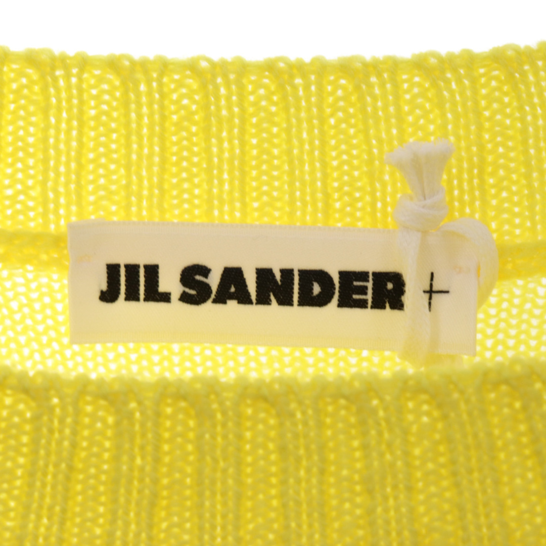 JIL SANDER+ ジルサンダープラス 21SS クルーネック 長袖ニット セーター イエロー JPUS752505 MSY20048 メンズのトップス(ニット/セーター)の商品写真