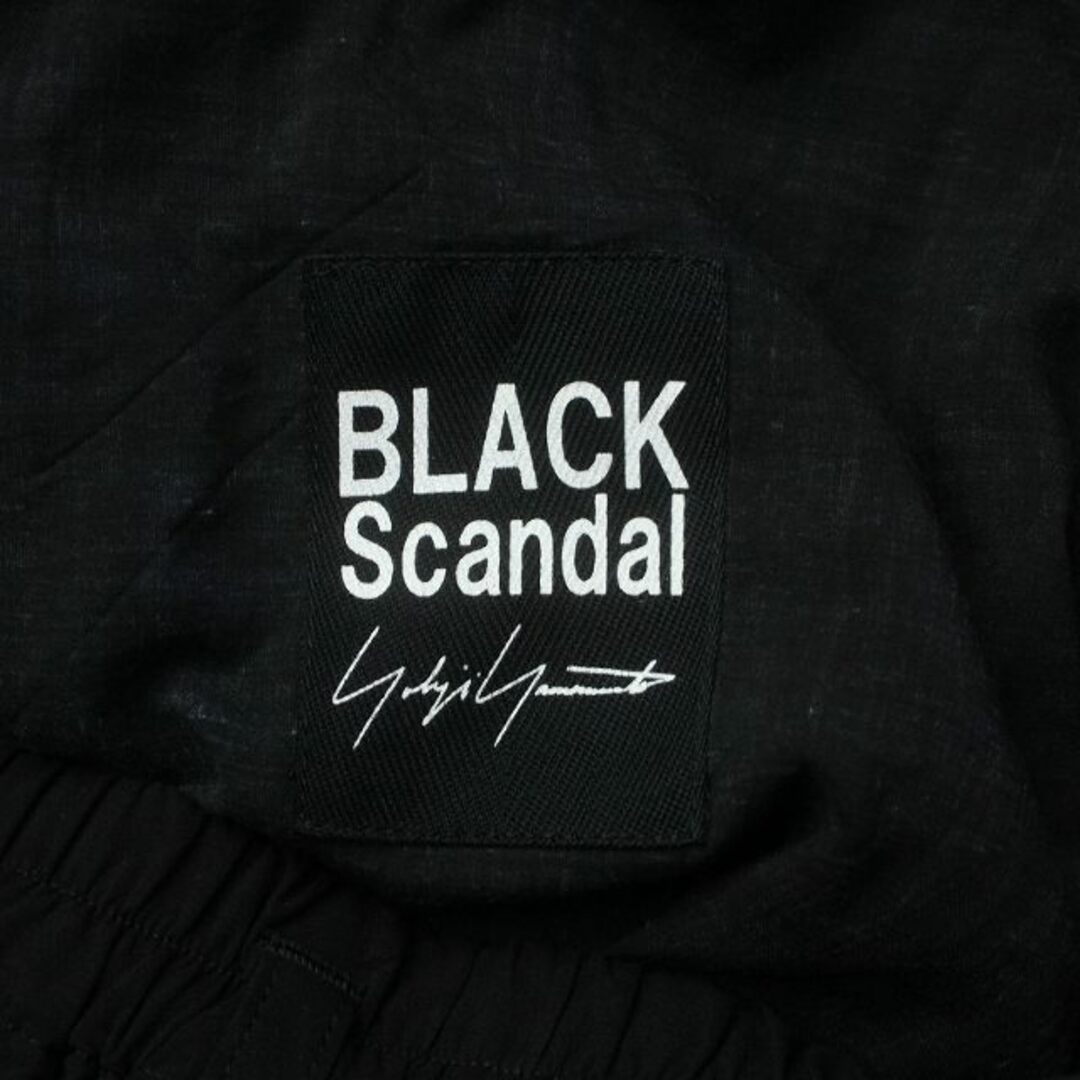 Yohji Yamamoto(ヨウジヤマモト)のYOHJI YAMAMOTO BLACK Scandal サルエルパンツ 2 黒 メンズのパンツ(スラックス)の商品写真