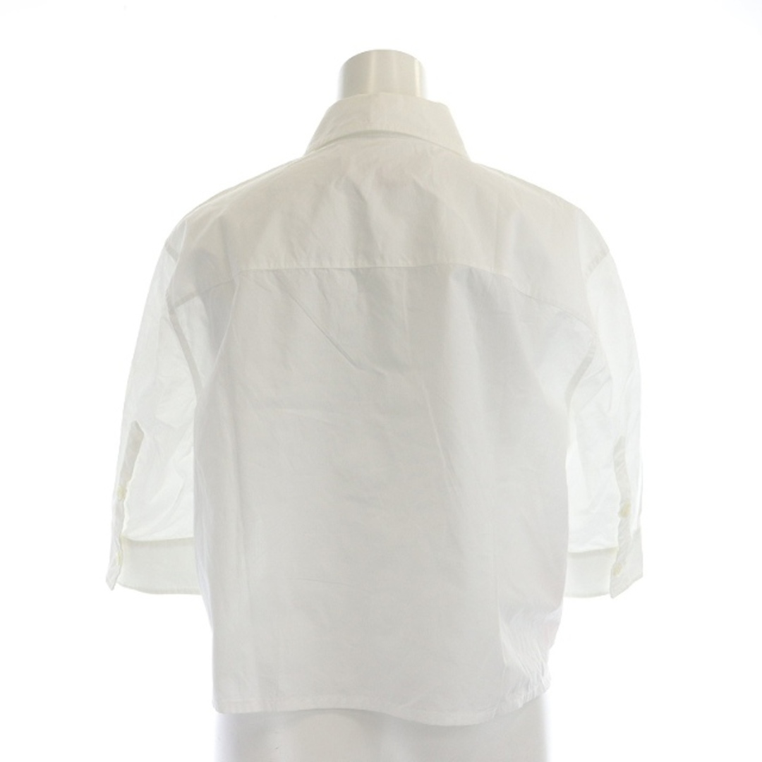 Marni(マルニ)のマルニ 23SS CAMA0533S1 ポケットロゴ刺繍クロップドシャツ 七分袖 レディースのトップス(シャツ/ブラウス(長袖/七分))の商品写真