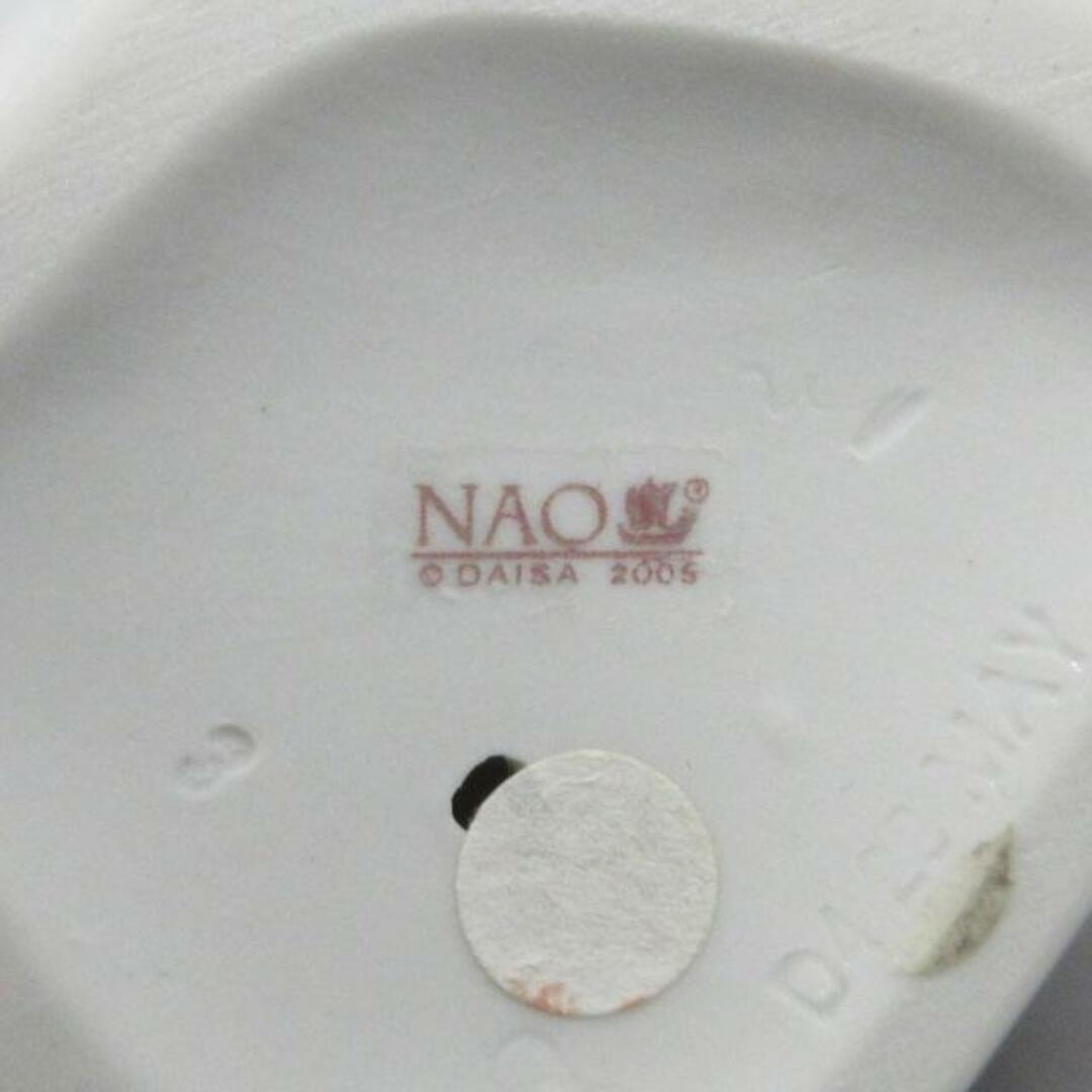 NAO(ナオ) 小物美品  - 白×ベージュ×ライトブルー 置物/天使 陶器 レディースのファッション小物(その他)の商品写真