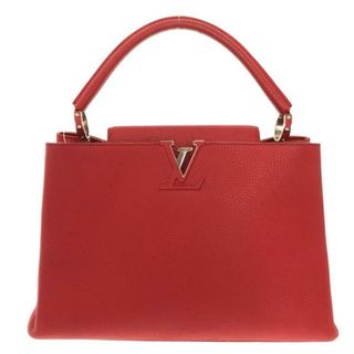 ルイヴィトン(LOUIS VUITTON)のLOUIS VUITTON(ルイヴィトン) ハンドバッグ カプシーヌ カプシーヌMM レッド トリヨンレザー(ハンドバッグ)