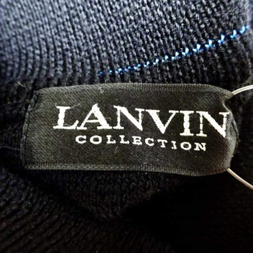 LANVIN COLLECTION(ランバンコレクション)のLANVIN COLLECTION(ランバンコレクション) 長袖セーター サイズM メンズ - 黒 ハイネック/ジップアップ メンズのトップス(ニット/セーター)の商品写真