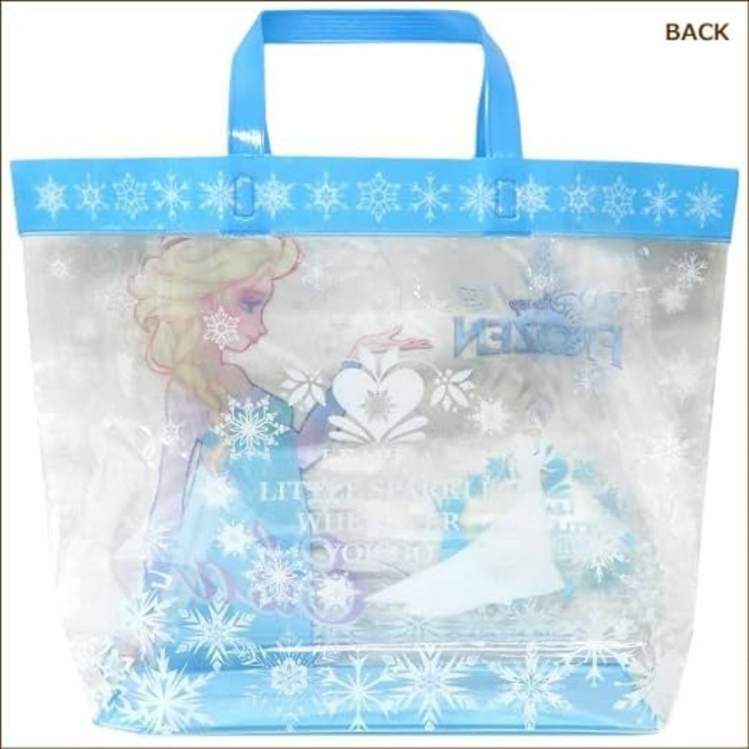 Disney(ディズニー)の【ほぼ新品】アナ雪_エルサ_プールバッグ_ビーチバック キッズ/ベビー/マタニティのこども用バッグ(トートバッグ)の商品写真