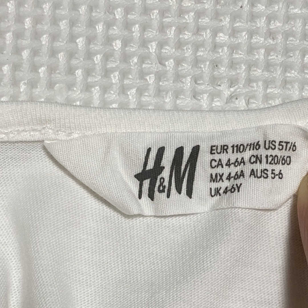 H&M(エイチアンドエム)のH&M エイチアンドエム　エルサ　アナ雪　ワンピース　Tシャツ　長袖　半袖 キッズ/ベビー/マタニティのキッズ服女の子用(90cm~)(ワンピース)の商品写真