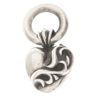 クロムハーツ(Chrome Hearts)のCHROME HEARTS クロムハーツ HEART CHARM ハートチャーム チャーム ネックレストップ シルバー※オールド刻印(ネックレス)