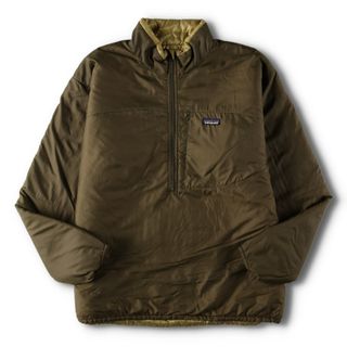 パタゴニア(patagonia)の古着　00s パタゴニア　パフボール　ジャケット　カーキ　Mサイズ(ナイロンジャケット)