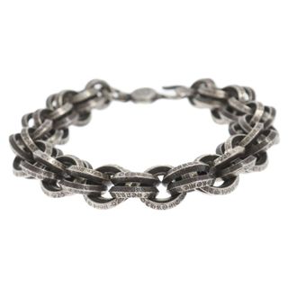 クロムハーツ(Chrome Hearts)のCHROME HEARTS クロムハーツ 2 DOUBLE B RING/ダブルBリング ブレスレット シルバー(ブレスレット)