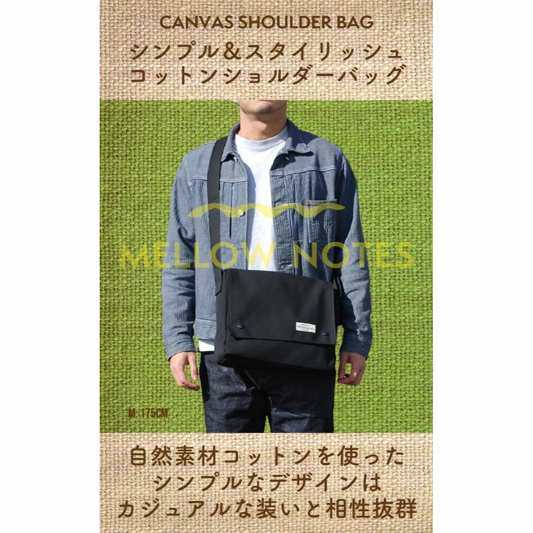 【色: ブラック】[MELLOW NOTES] [メローノーツ] ショルダーバッ メンズのバッグ(その他)の商品写真