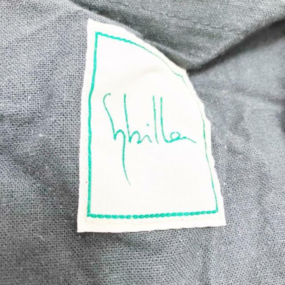 Sybilla(シビラ)のSybilla(シビラ) トートバッグ - 黒×ベージュ コットン×麻 レディースのバッグ(トートバッグ)の商品写真