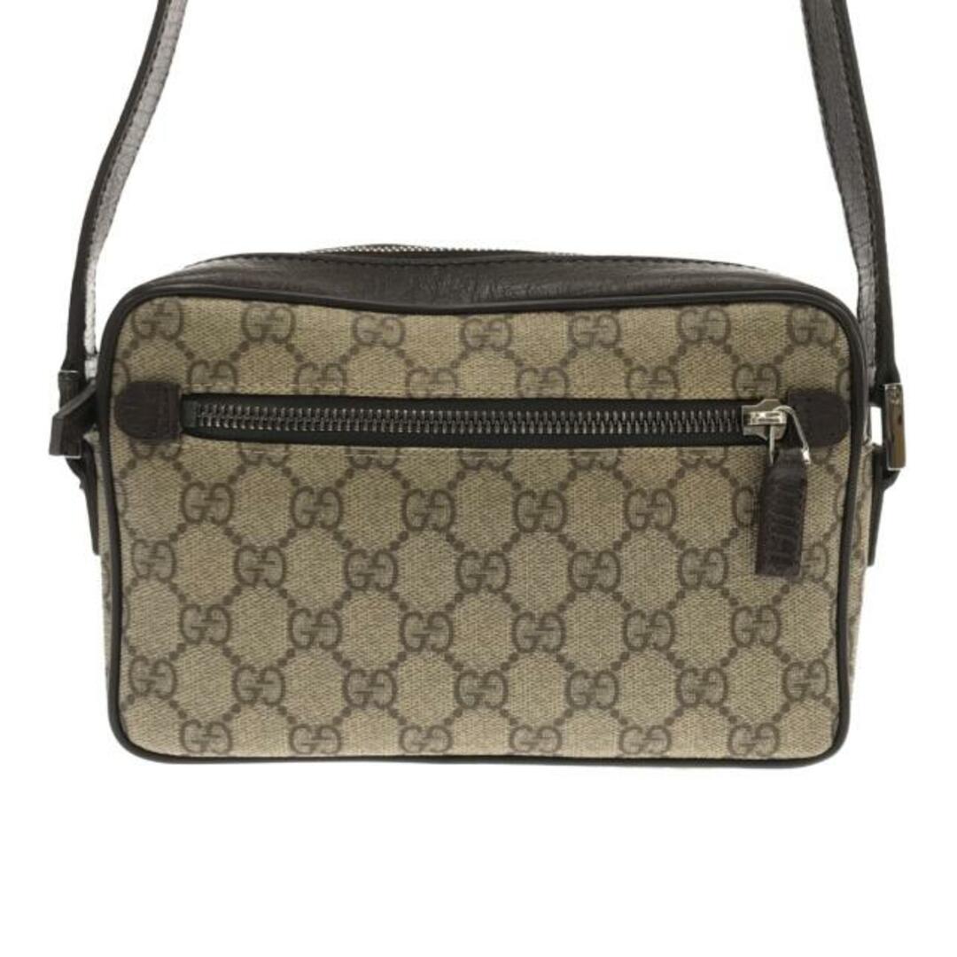 Gucci(グッチ)のGUCCI(グッチ) ショルダーバッグ シェリー(ウェブ) 162910 ブラウン×ダークブラウン×マルチ PVC(塩化ビニール) レディースのバッグ(ショルダーバッグ)の商品写真