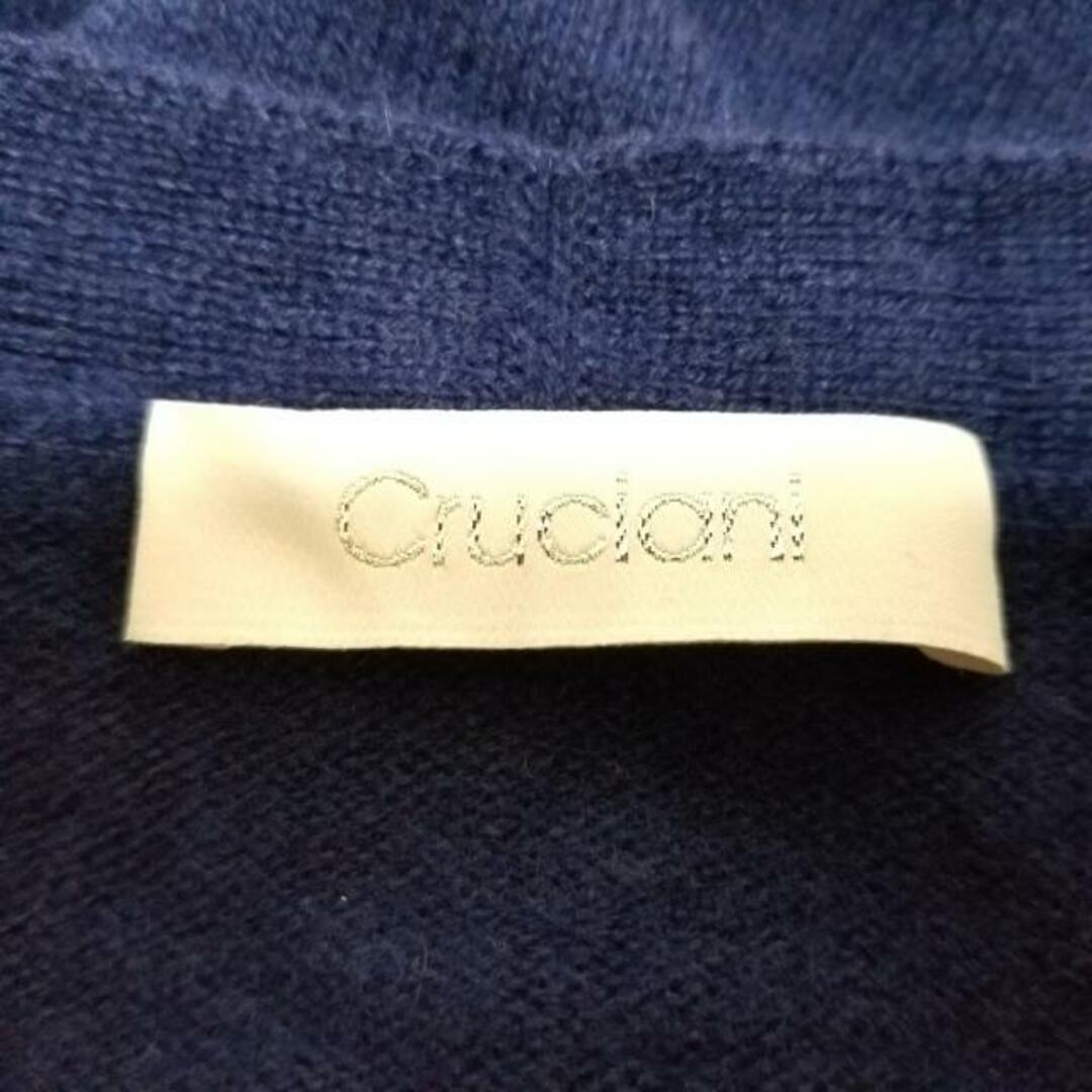 Cruciani(クルチアーニ)のCruciani(クルチアーニ) 長袖セーター サイズ42 L メンズ - ネイビー Vネック メンズのトップス(ニット/セーター)の商品写真