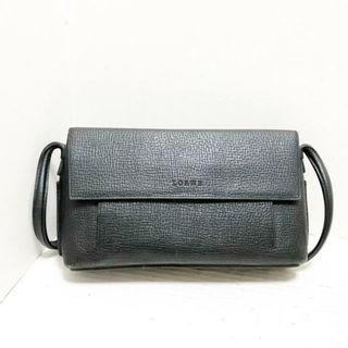 ロエベ(LOEWE)のLOEWE(ロエベ) ショルダーバッグ美品  - 黒 レザー(ショルダーバッグ)