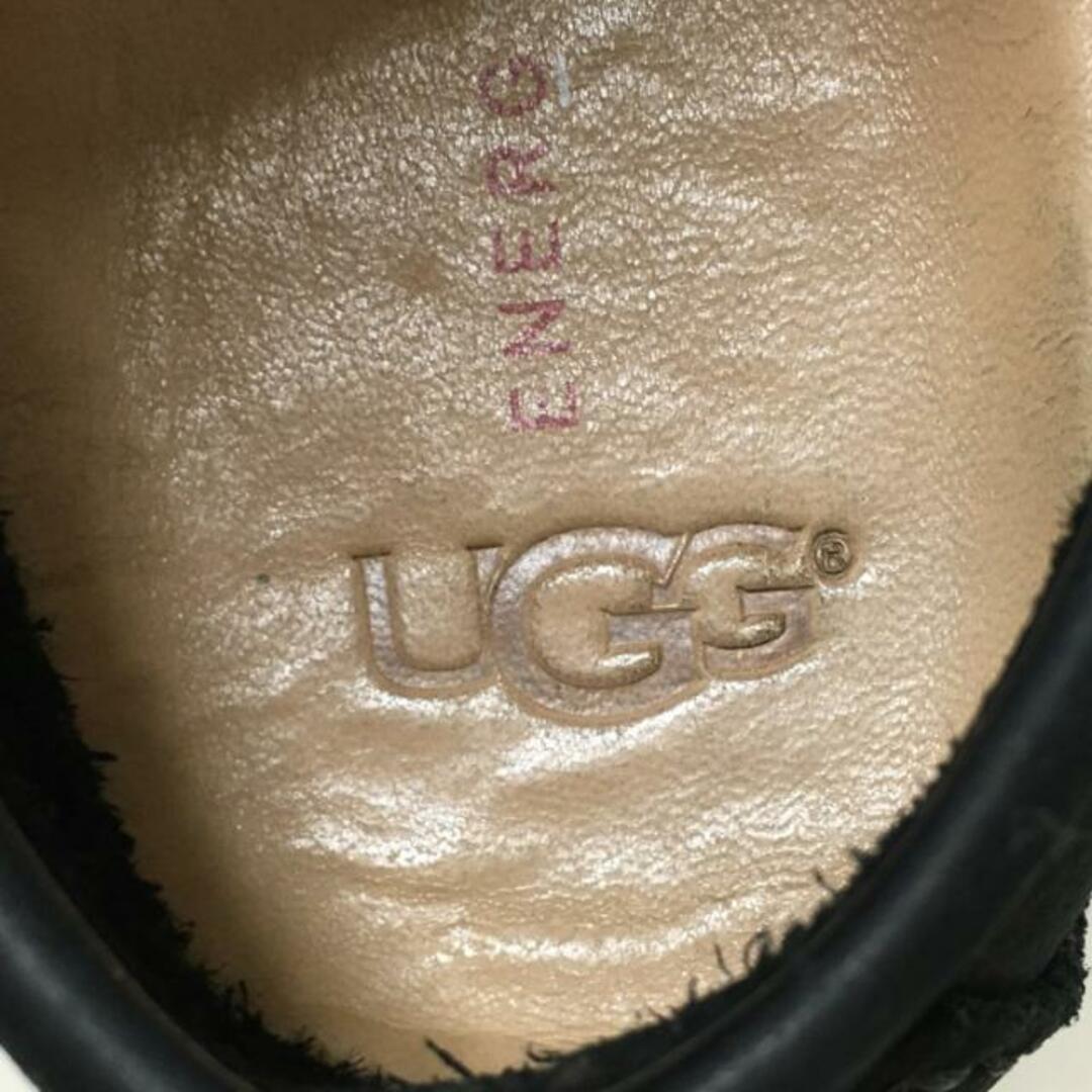 UGG(アグ)のUGG(アグ) ドライビングシューズ メンズ - 黒 ENER G スエード メンズの靴/シューズ(その他)の商品写真