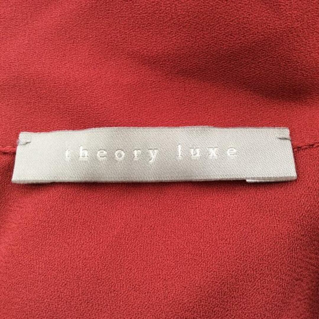 Theory luxe(セオリーリュクス)のtheory luxe(セオリーリュクス) 長袖カットソー サイズ38 M レディース - レッド レディースのトップス(カットソー(長袖/七分))の商品写真