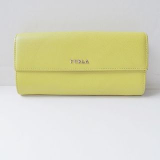 フルラ(Furla)のFURLA(フルラ) 長財布 - イエローグリーン レザー(財布)