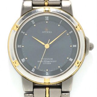 シチズン(CITIZEN)のCITIZEN(シチズン) 腕時計 ATTESA(アテッサ) 4631-E66921 TA メンズ ダークグレー(その他)