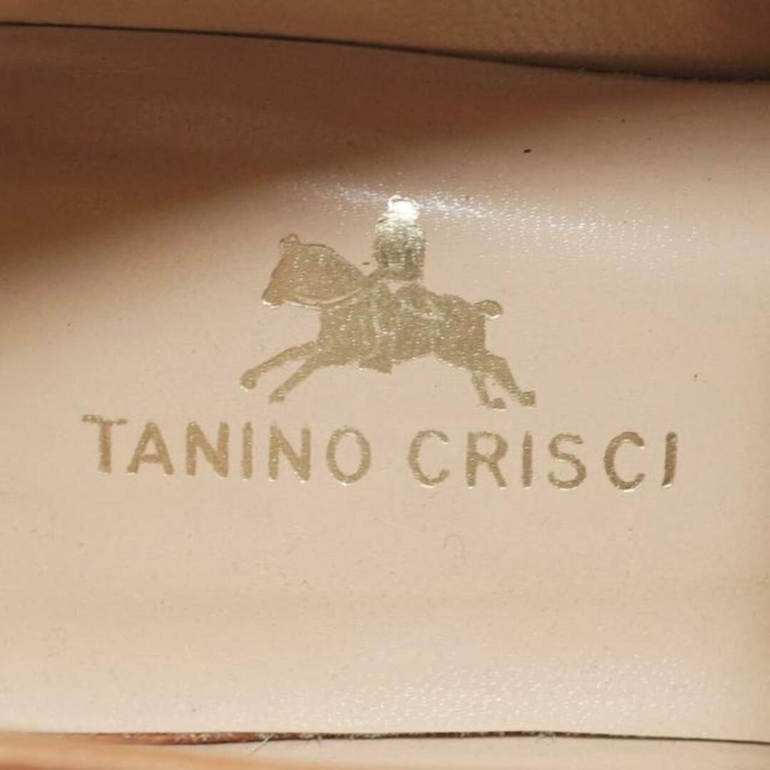 TANINO CRISCI(タニノクリスチー)のTANINO CRISCI(タニノクリスチー) ローファー 35 レディース - ブラウン×白 レザー レディースの靴/シューズ(ローファー/革靴)の商品写真