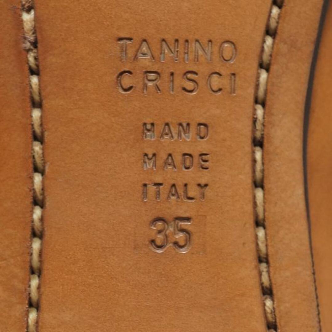 TANINO CRISCI(タニノクリスチー)のTANINO CRISCI(タニノクリスチー) ローファー 35 レディース - ブラウン×白 レザー レディースの靴/シューズ(ローファー/革靴)の商品写真