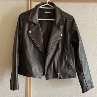 美品 URBAN RESEARCHレザージャケット ライダース  ブラウン