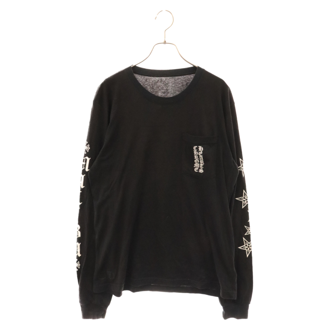 Chrome Hearts(クロムハーツ)のCHROME HEARTS クロムハーツ Malibu L/S Tee マリブ限定 バック ロゴプリント 長袖Tシャツ ブラック メンズのトップス(Tシャツ/カットソー(七分/長袖))の商品写真