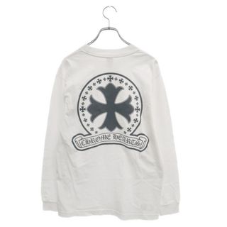 クロムハーツ(Chrome Hearts)のCHROME HEARTS クロムハーツ CH LOGO L/S Tee バックロゴプリント 長袖Tシャツ ホワイト(Tシャツ/カットソー(七分/長袖))