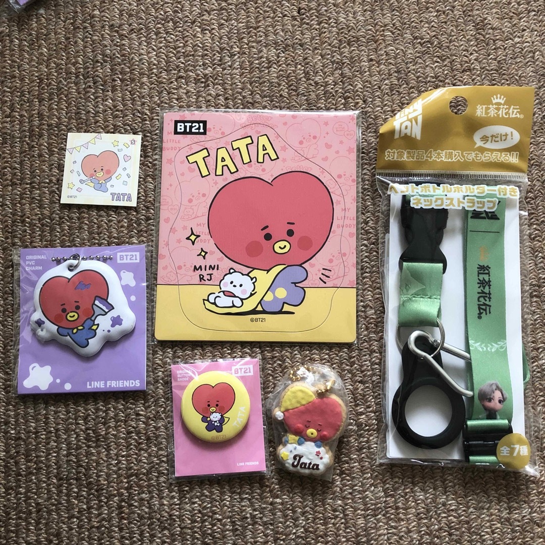 BT21(ビーティーイシビル)のbt21  TATA セット エンタメ/ホビーのおもちゃ/ぬいぐるみ(キャラクターグッズ)の商品写真