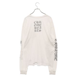 クロムハーツ(Chrome Hearts)のCHROME HEARTS クロムハーツ CH L/S /1 オールドイングリッシュ クロスプリント長袖Tシャツ ホワイト(Tシャツ/カットソー(七分/長袖))