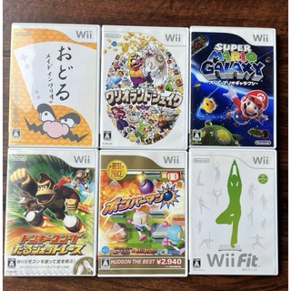 ニンテンドウ(任天堂)のWii ソフト まとめ売り 任天堂 Nintendo マリオ ワリオ(家庭用ゲームソフト)