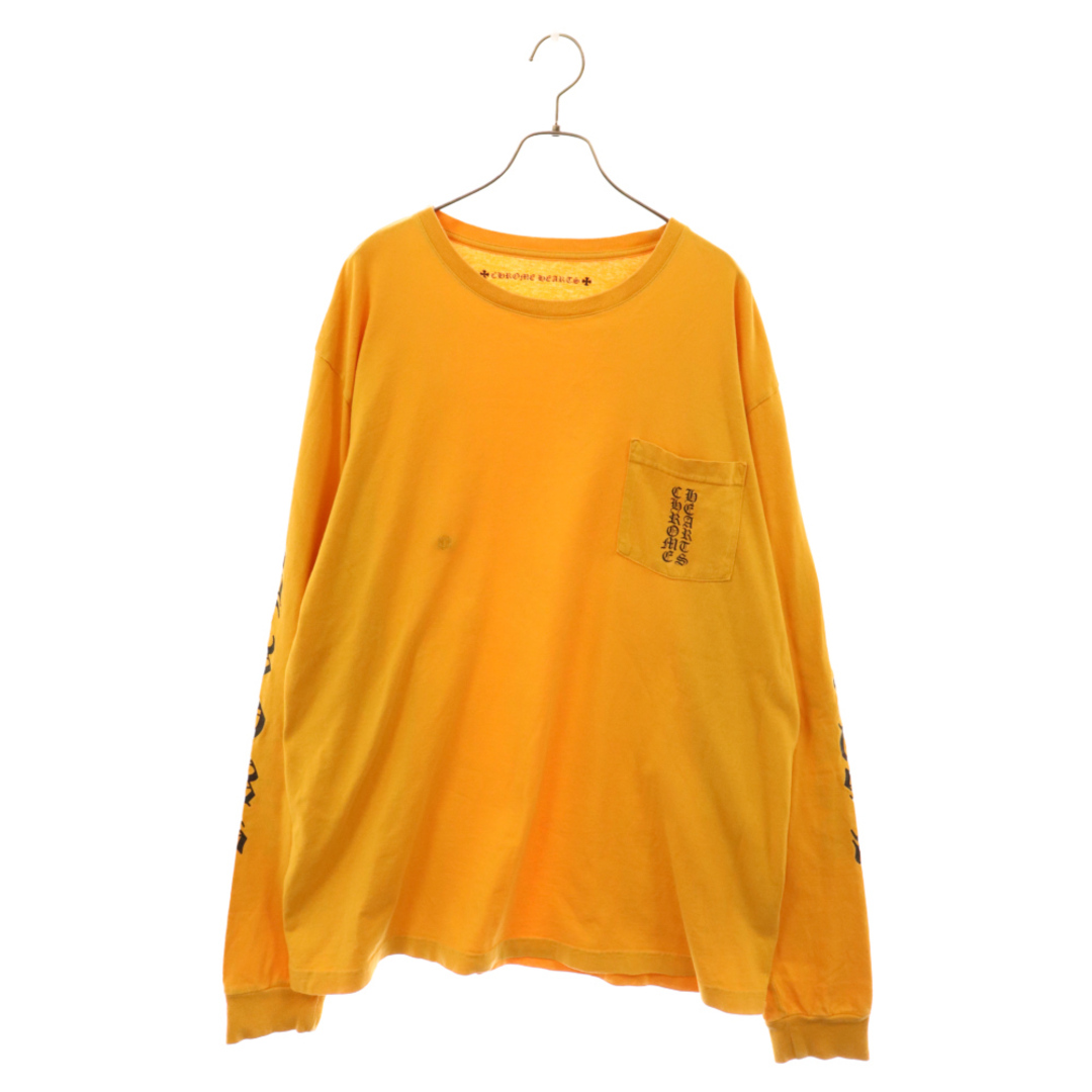 Chrome Hearts(クロムハーツ)のCHROME HEARTS クロムハーツ Mustard Arm Logo L/S Tee マスタードアームロゴ ロングスリーブ長袖Tシャツ マスタード メンズのトップス(Tシャツ/カットソー(七分/長袖))の商品写真