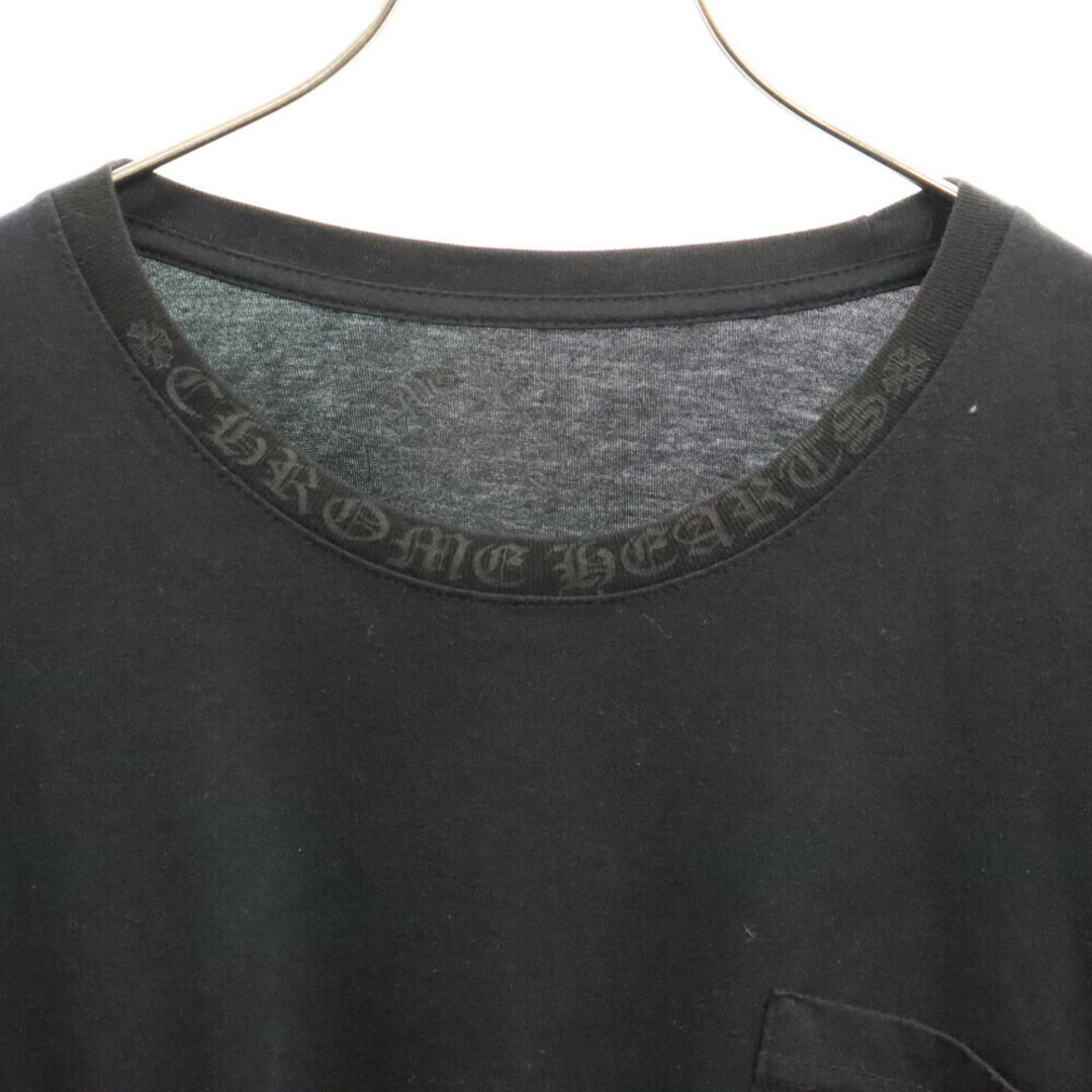 Chrome Hearts(クロムハーツ)のCHROME HEARTS クロムハーツ Neck Logo L/S Tee サイドホースシューレインボーロゴ ロングスリーブTシャツ 長袖カットソー ロンT メンズのトップス(Tシャツ/カットソー(七分/長袖))の商品写真