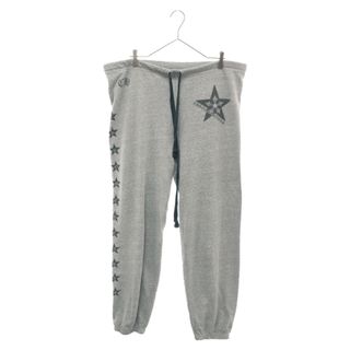 CHROME HEARTS クロムハーツ SWEAT PANTS STAR サイドスターロゴ スウェットパンツ グレー