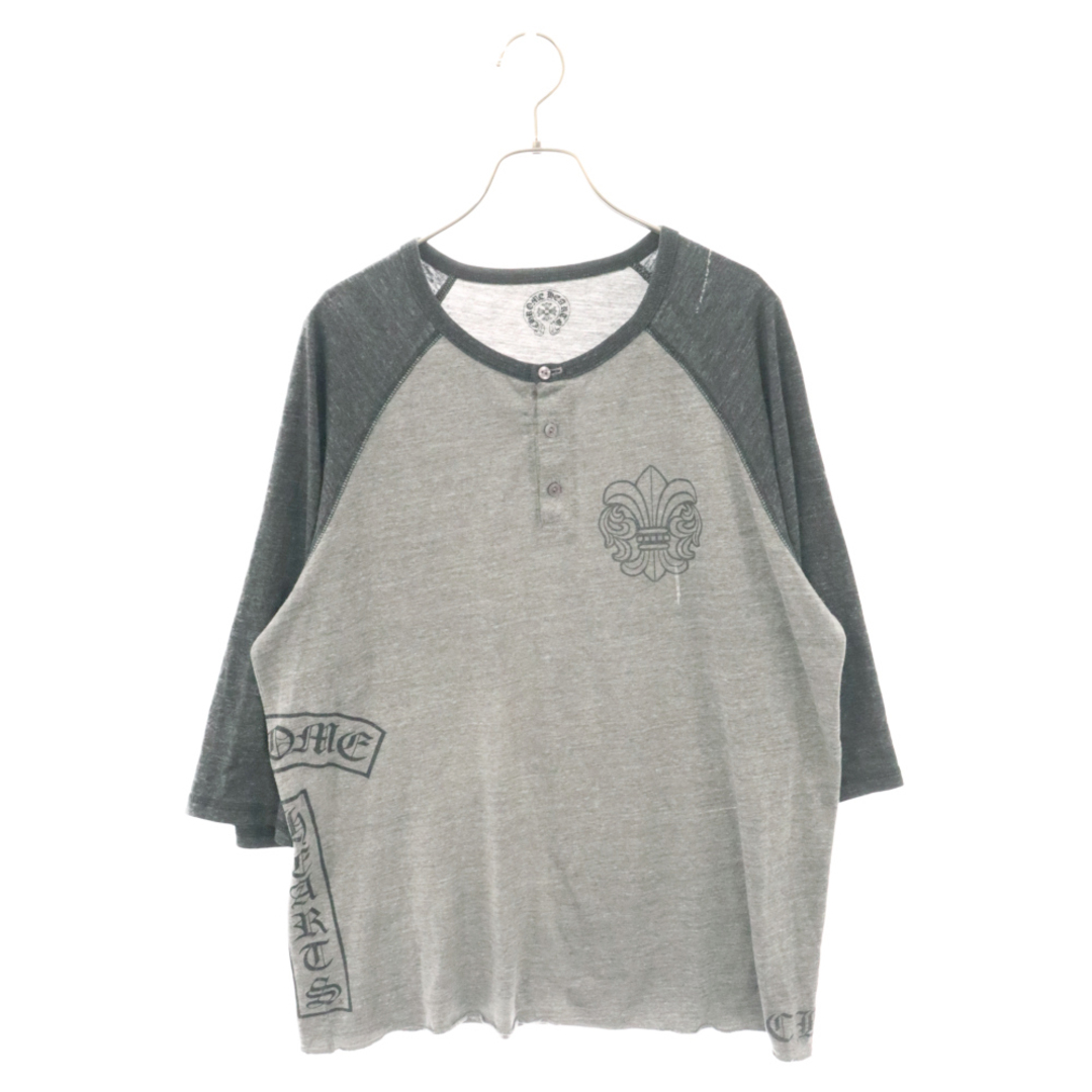 Chrome Hearts(クロムハーツ)のCHROME HEARTS クロムハーツ オールドモデル BSフレア ラグランTシャツ グレー メンズのトップス(Tシャツ/カットソー(半袖/袖なし))の商品写真