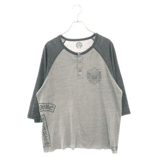 クロムハーツ(Chrome Hearts)のCHROME HEARTS クロムハーツ オールドモデル BSフレア ラグランTシャツ グレー(Tシャツ/カットソー(半袖/袖なし))