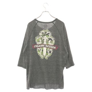 クロムハーツ(Chrome Hearts)のCHROME HEARTS クロムハーツ オールドモデル ヴァインダガーヘンリーネック長袖Tシャツ グレー(Tシャツ/カットソー(七分/長袖))