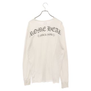 クロムハーツ(Chrome Hearts)のCHROME HEARTS クロムハーツ FUCK YOU スクロールロゴ サーマル長袖Tシャツ ホワイト(Tシャツ/カットソー(七分/長袖))