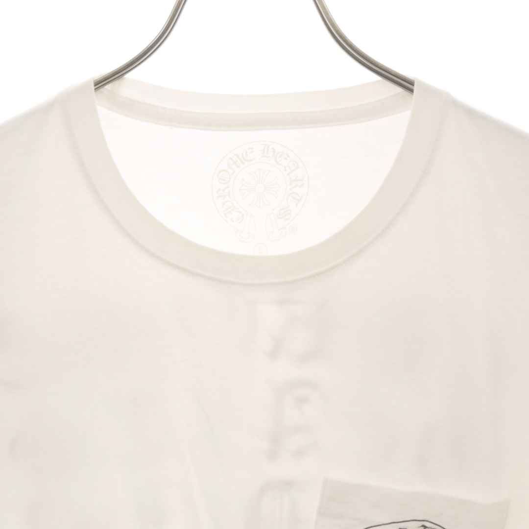 Chrome Hearts(クロムハーツ)のCHROME HEARTS クロムハーツ Made In Hollywood L/S Tee オールドイングリッシュ ロゴ 長袖Tシャツ ホワイト メンズのトップス(Tシャツ/カットソー(七分/長袖))の商品写真