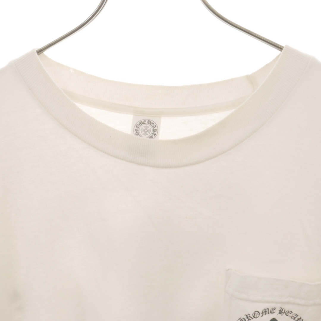Chrome Hearts(クロムハーツ)のCHROME HEARTS クロムハーツ CH PLUS L/S TEE CHプラス サークルロゴ長袖Tシャツ ホワイト メンズのトップス(Tシャツ/カットソー(七分/長袖))の商品写真